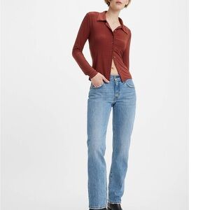 Levi’s Blue Midi Straight - 29